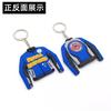 Chaveiro Pingente Criativo Espesso de Silicone PVC Dupla Face para Capacete de Corrida MOTOGP de Motocicleta