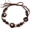Accesorios Bohemios Cuerda de Cintura Étnica Decorativa Cadena de Cintura para Vestido Nuevo Estilo Retro Cinturón Trenzado Cinturón para Mujer