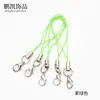 Venta Directa de Fábrica de 1 Correa de Teléfono de Cierre de Langosta de Doble Aro de Colores, Cordón de Juguete de Peluche, Accesorio Hecho a Mano para DIY