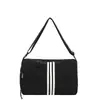 2026 Nova Bolsa de Ombro Listrada, Bolsa Leve de Nylon para Axila, Bolsa de Viagem e Fitness, Bolsa Tote Prática de Grande Capacidade