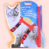 Coleira Seletiva de Cor para Gato, Tira para Passeio de Gato, Arnês para Gato, Mochila para Pet, Corrente para Gato, Coleira para Gato.