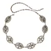 Cadena de Cintura Metálica Vintage Transfronteriza para Mujer, Cinturón Estilo Europeo y Americano, Cadena de Vientre a la Moda, Cadena Versátil para Vestidos y Jeans