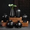 Artesanato Cerâmico Mediterrâneo Feito à Mão Esmalte Spray Fosco Simples Moderno Chinês Criativo Zen Vaso Vaso Feito à Mão