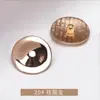 Sombrero de Paja Cosido a Mano Lana Metálica Abrigo Chaqueta Traje Botones Formales Botones Oro Accesorios de Ropa