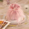Bolsa de Dulces para Boda, Bolsa de Terciopelo de Lujo para Boda, Recuerdo de Boda, Caja de Dulces para Boda, Bolsa de Dulces de Compromiso Estilo Ins