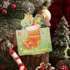 Novos Cartões de Boas Festas de Natal com Estampagem a Quente, Cartões de Presente, Cartões de Presente para Floricultura e Padaria, Cartões Pequenos, Cartões com Mensagem de Bênção do Fabricante