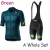 Anillo de Escorpión Transfronterizo Conjunto de Maillot de Ciclismo de Manga Corta Francés e Italiano Versión de Equipo para Hombre y Mujer Culotte de Ciclismo para Bicicleta de Carretera Secado Rápido
