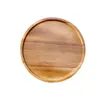 Venta al por mayor del fabricante Ceremonia del té Kung Fu japonés Bandeja de té de madera Accesorios para fotografía Bandeja de madera Bandeja de madera para snacks de frutas Madera maciza