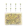 Fabricante Direto Alfinetes de Cabeça Redonda de Quatro Cores 4*15mm Tachinhas de Metal Alfinetes de Terra Alfinetes de Posicionamento para Quadro de Mensagens de Cortiça