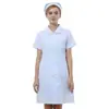  bata blanca para doctor y enfermera al por mayor, bata blanca de laboratorio, de verano, manga corta, para salón de belleza, hospital, se puede personalizar