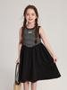 Pudding Haru Vestido Novo de Verão para Meninas Estilo Retrô Vestido Colete Listrado Moda Versátil Saia Infantil