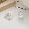 Pendientes de plata de ley 925 cepillada y esmerilada para mujer, de verano, sencillos, combinables con todo, modernos, estilo frío, joyería de alta calidad.