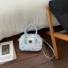 Bolsa Transversal Estampada Novo Estilo Verão 2026 para Trabalho e Deslocamento, Alto Valor, Estilosa, Pequena Bolsa de Mão Quadrada Exquisite para Mulheres