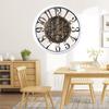 Reloj Americano Reloj de Pared Retro Europeo Arte para Sala de Estar Reloj de Pared Silencioso Reloj Antiguo Clásico Atmósfera Hogar Creatividad