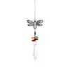 Joyería Temática de Animales, Bolas de Luz Decorativas, Colgantes de Ángeles, Ángeles Abeja, Colgantes de Cristal de Calavera en Forma de Corazón, Suministro Transfronterizo