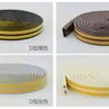 Tira de sellado de goma EPDM para puertas y ventanas de aleación de aluminio, tira de sellado a prueba de polvo tipo P autoadhesiva, venta al por mayor