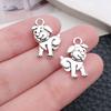 Cross-border Novo produto Mix 20 Animal Series Cute Dog Alloy Jóias Pingente Pingente Colar DIY Pingente de Cachorro