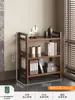 Estante Bogu Estante de almacenamiento para juego de té chino Estante de exhibición de té Estante de exhibición de madera no maciza Habitación de té pequeña Gabinete de almacenamiento de agua para té