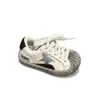 Nuevo Estilo de Otoño Zapatos de Lona con Estrella y Concha en la Cabeza para Niños y Niñas Zapatos de Suela Suave Antideslizantes Versátiles para Gateadores y Niños Pequeños Zapatos para Caminar
