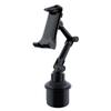 Ranura para portavasos de coche Soporte para teléfono móvil Soporte cuello de cisne suave Varilla telescópica flexible clip de posición de portavasos de coche giratorio 360 grados