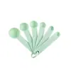 Juego de 8 piezas de tazas medidoras y cucharas medidoras de acero inoxidable para cocina y hogar con báscula, herramientas para hornear, juego de cucharas medidoras, cuchara multifunción