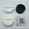 Venta al por mayor de fábrica tablero de escritura DIY de moda en internet luz nocturna luz nocturna 3D tablero de mensajes luminoso acrílico borrable