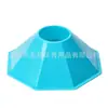 Disco marcador octagonal obstáculo equipo de ayuda para entrenamiento de fútbol disco marcador con apertura redonda marcador