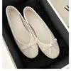 Zapatos Planos Tipo Bailarina Franceses Redondos con Moño 2026 para Mujer, Calzado Plano Elegante sin Cordones Tipo Mary Jane