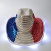 Sombrero de Vaquero Occidental con Lentejuelas LED Empalmables Personalizado del Fabricante para Amazon con Lentejuelas de Luz Sombrero Dick de Vaquero con Lentejuelas de Luz