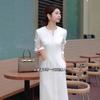 Vestido de primavera generoso y decente, estilo diosa, temperamento, alta gama, exquisito, lujo ligero, pequeño vestido blanco de alta gama
