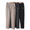 Pantalones de cachemira para madre 2024 otoño e invierno cintura alta pantalones de mujer mediana edad y anciana cintura elástica casual suegra pantalones largos