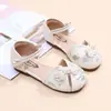 Zapatos Hanfu Nuevos para Niñas Primavera/Otoño 2026 Sandalias de Estilo Nacional de Verano Zapatos para Niños para Combinar con Faldas Mamian Zapatos Bordados Chinos