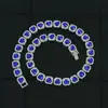 Novo Colar de Mão Cubano de Vidro Love Hip Hop Europeu e Americano Corrente Doce Acessórios Masculinos Tendência HipHop 12,5mm