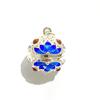Pingente Sachê Cloisonne Cor Pingente Cobre Vazado Abrível Pingente Bola Sachê Pingente Pílulas Sino Palaciano Acessórios de Joalheria Antiga