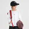 10A AntibacterianoLa nueva colección de otoño de ropa infantil de Haima, camiseta de manga larga para niños, top de otoño holgado para niños, versátil