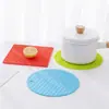 Tapete de silicone espessado antiderrapante de grau alimentício para mesa, isolamento térmico, porta-panela, tapete anti-queimadura para tigelas e pratos grandes de cozinha, tapete criativo para xícara de chá