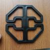 Cojín para asiento de coche suministro plato de flor banda elástica hebilla de conexión accesorios del cojín disco de flor de ciruelo hebilla del cojín del disco