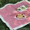 Esteira de Piquenique, Toalha de Mesa para Exterior, Esteira de Acampamento, Esteira de Tecido à Prova de Umidade, Esteira de Piquenique Espessa, Pano de Piquenique Portátil para Casa