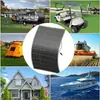 Suministro directo de fábrica de paneles solares flexibles ETFE de 120W, paneles fotovoltaicos ligeros, se pueden instalar de forma flexible
