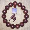 Venta al por mayor de fábrica Zambia sándalo rojo sangre African sándalo rojo lobulado pulsera 108