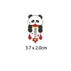 Insignia de Pin Metálica de Panda Patriótico de Dibujos Animados Lindos Larga Vida a la Patria Broche Inspirador Accesorios para Bolsos Regalos para Estudiantes