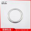 Suministros del Fabricante Anillos Planos Redondos con un Diámetro Interior de 15-50 mm, Hebilla de Cintura Plana de Aleación de Zinc, Accesorios de Hebilla Circular Plana