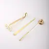Set de Herramientas para Apagar Velas de Aromaterapia Acero Inoxidable Tijeras para Mechas de Vela Campana Extintora Gancho Encendedor Extintor de Velas