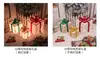 Caja de Regalo Navideña Y Juego de Tres Piezas Luces Decorativas Decoración Interior Navideña Arreglo Luces de Colores Caja de Regalo Brillante