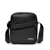 Bolso de hombre transfronterizo, piel sintética PU, estilo coreano, nuevo bolso de hombro, bolso cuadrado pequeño para commuting business casual, gran capacidad, bolso cruzado versátil
