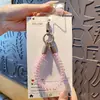 Correa elástica para teléfono, cordón anti-robo para teléfono transfronterizo, cordón de silicona para teléfono, anti-caídas