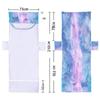 Capa para cadeira de praia de microfibra, toalha reclinável, bolsa para toalha de praia, impressão digital 3D, capa para cadeira de praia com tie-dye colorido