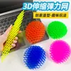 Brinquedo de Plástico Retrátil com Rede Elástica Deformável, Minhoca Rastejante, Criativo Transfronteiriço, Celebridade da Internet, Artefato de Descompressão