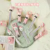 Cortauñas de gatito lindo de dibujos animados Lima de uñas portátil Set de cortauñas Estilo girly Removedor de cutículas Tijeras de uñas portátiles
