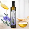 Ventas directas de fábrica dimai aceite de linaza prensado en frío físico 500 ml aceite de linaza aceite comestible al por mayor
